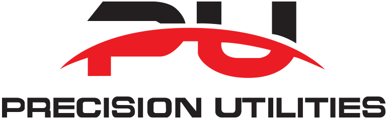 A red and black logo for vision ultra