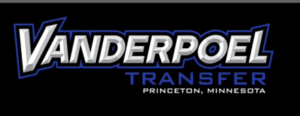 A black and white logo of the underport transport company.