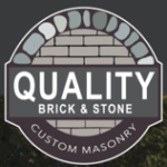 A logo of quality brick and stone